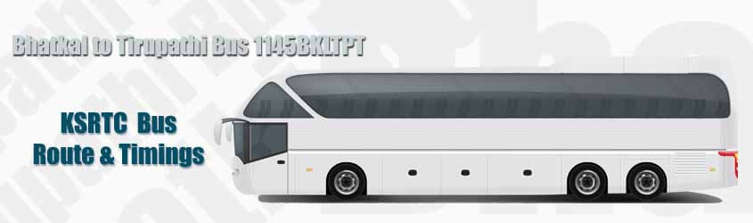 Bhatkal → Tirupathi Bus (1145BKLTPT)